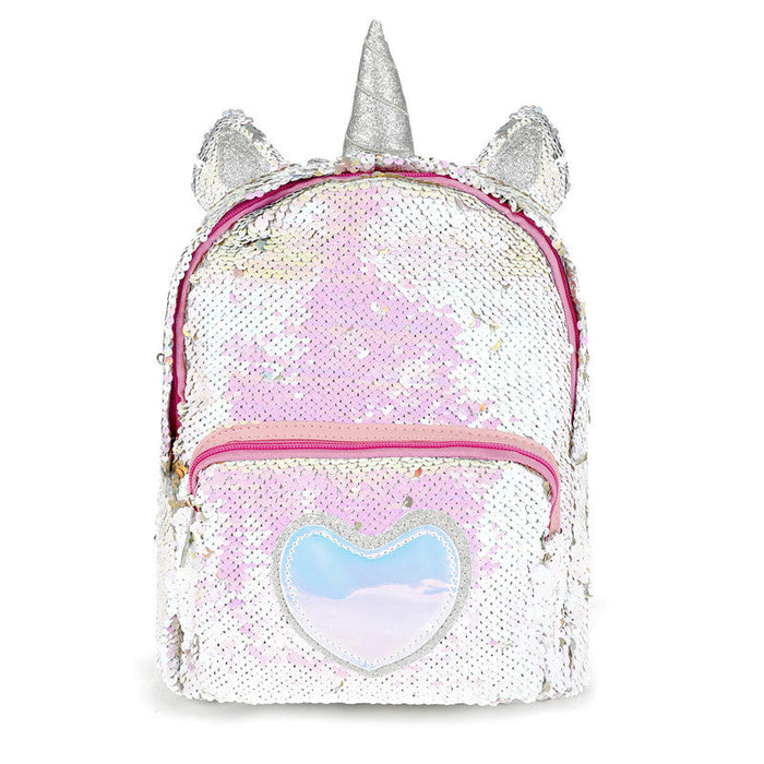 Wholesale Colorful Sequins PU Leather Backpack Children's Bag JDC-BP-CS014 Backpack Bags JoyasDeChina Silver horn Wholesale Jewelry JoyasDeChina Joyas De China