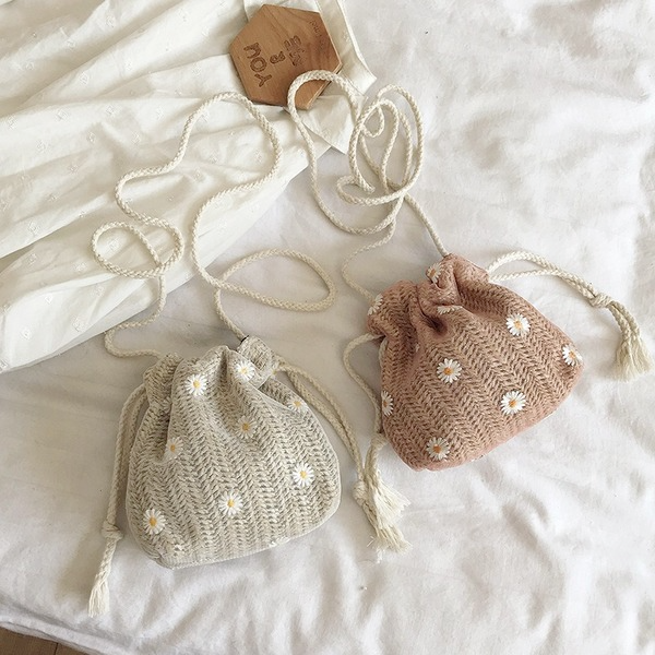 Bulk Jewelry Wholesale colorful straw lace woven shoulder bag JDC-LB-ZM009 Wholesale factory from China YIWU China