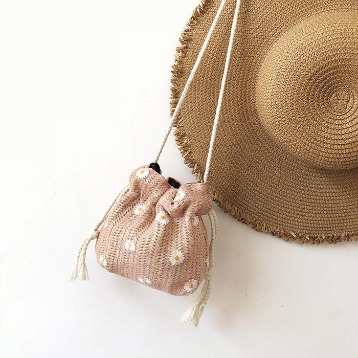Bulk Jewelry Wholesale colorful straw lace woven shoulder bag JDC-LB-ZM009 Wholesale factory from China YIWU China