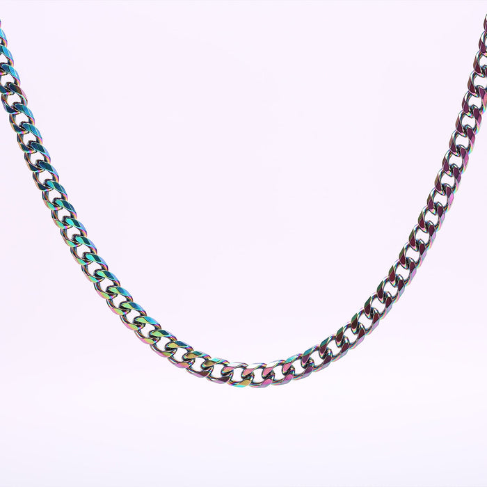 Wholesale Colorful Titanium Steel Necklaces JDC-NE-ChenY015 Necklaces 晨远 46cm Wholesale Jewelry JoyasDeChina Joyas De China