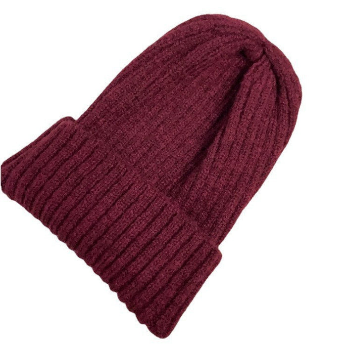 Wholesale colorful woolen knitted hats JDC-FH-GSYH008 Fashionhat 予画 wine red one size Wholesale Jewelry JoyasDeChina Joyas De China