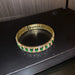 Wholesale colorful zircon bracelets JDC-BT-BY011 Bracelet 宝钰 green Adjustable opening Wholesale Jewelry JoyasDeChina Joyas De China