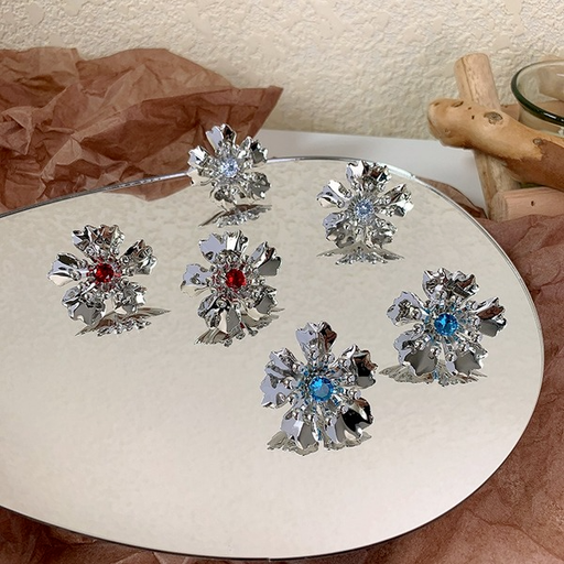 Wholesale colorful zircon stamen alloy earrings JDC-ES-W356 Earrings JoyasDeChina Wholesale Jewelry JoyasDeChina Joyas De China