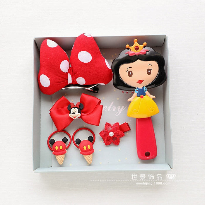 Wholesale Comb Hair Scrunchies Hair Clip Kids Fabric Hair Accessories Box MOQ≥5 JDC-HS-Shij004 Hair Scrunchies 世景 MOQ5 baixue set Wholesale Jewelry JoyasDeChina Joyas De China