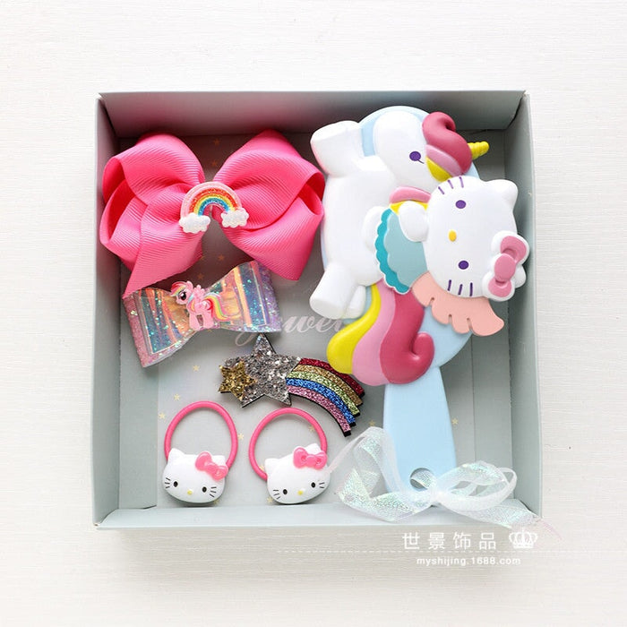 Wholesale Comb Hair Scrunchies Hair Clip Kids Fabric Hair Accessories Box MOQ≥5 JDC-HS-Shij004 Hair Scrunchies 世景 MOQ5 djs set Wholesale Jewelry JoyasDeChina Joyas De China