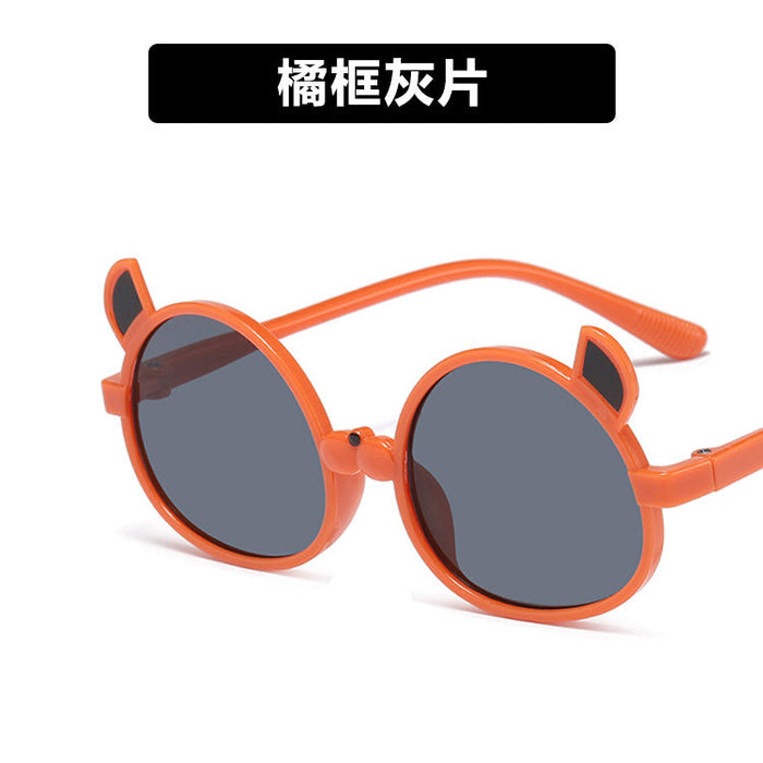 Wholesale concave resin Sunglasses JDC-SG-KD089 SunGlasses çæ¶Ü orange as figure Wholesale Jewelry JoyasDeChina Joyas De China
