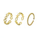 Wholesale copper adjustable rings set JDC-RS-A093 Rings 妙雅 1 adjustable Wholesale Jewelry JoyasDeChina Joyas De China