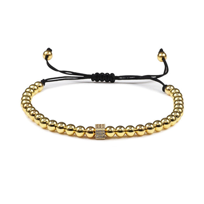 Wholesale copper bead woven Bracelet JDC-BT-JiuJ009 Bracelet 九江 1 Wholesale Jewelry JoyasDeChina Joyas De China