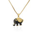 Bulk Jewelry Wholesale copper black and white oil dripping Elephant Necklaces JDC-NE-ag011 Wholesale factory from China YIWU China