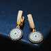 Wholesale copper Blue Earrings JDC-ES-AS069 Earrings 翱?N golden Wholesale Jewelry JoyasDeChina Joyas De China