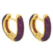 Wholesale copper Blue Earrings JDC-ES-AS071 Earrings 翱?N rose red Wholesale Jewelry JoyasDeChina Joyas De China