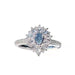 Wholesale copper blue gem silver rings JDC-RS-WN007 Rings 薇妮 Wholesale Jewelry JoyasDeChina Joyas De China