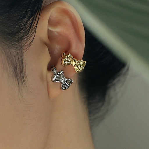 Wholesale copper Bowknot ear clips JDC-ES-YWLY022 Earrings 丽轶 Wholesale Jewelry JoyasDeChina Joyas De China