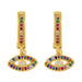 Wholesale copper butterfly gold earrings JDC-ES-AS044 Earrings 翱?N 2 Wholesale Jewelry JoyasDeChina Joyas De China