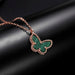 Wholesale copper butterfly necklaces JDC-NE-QLX001 Necklaces 巧兰轩 Wholesale Jewelry JoyasDeChina Joyas De China