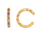 Wholesale copper C-shaped Gold Earrings JDC-ES-AS029 Earrings 宝钰 B Wholesale Jewelry JoyasDeChina Joyas De China