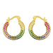 Wholesale copper color Earrings JDC-ES-AS082 Earrings 翱?N Wholesale Jewelry JoyasDeChina Joyas De China
