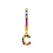 Wholesale copper color letter Earrings JDC-ES-AS036 Earrings 翱?N Wholesale Jewelry JoyasDeChina Joyas De China