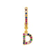 Wholesale copper color letter Earrings JDC-ES-AS036 Earrings 翱?N D Wholesale Jewelry JoyasDeChina Joyas De China