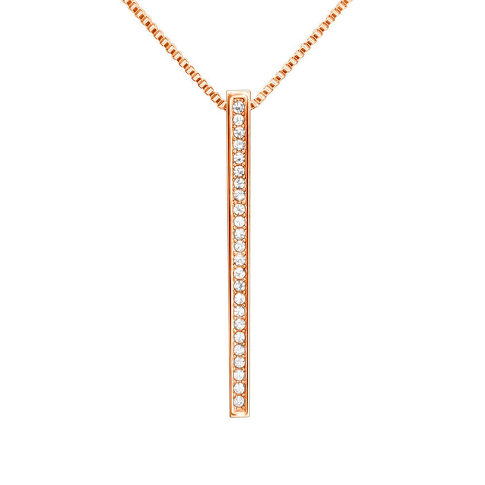 Wholesale copper diamond inlaid 3D engraved name mother's Day Necklace JDC-NE-Mail007 Necklaces 麦伦 Wholesale Jewelry JoyasDeChina Joyas De China