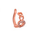 Wholesale copper diamond love ear clip earrings JDC-ES-D581 Earrings JoyasDeChina 01 Rose gold Wholesale Jewelry JoyasDeChina Joyas De China