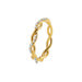 Bulk Jewelry Wholesale copper diamond twist rings JDC-RS-MH026 Wholesale factory from China YIWU China