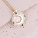 Wholesale Copper Drop Oil Eye Necklace Mary's Square Pendant Necklace JDC-NE-Bingm011 necklaces 冰萌 4# Wholesale Jewelry JoyasDeChina Joyas De China