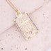 Wholesale Copper Drop Oil Eye Necklace Mary's Square Pendant Necklace JDC-NE-Bingm011 necklaces 冰萌 7# Wholesale Jewelry JoyasDeChina Joyas De China