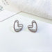 Wholesale Copper Electroplating White K Earrings JDC-ES-ChenY002 Earrings 晨远 Wholesale Jewelry JoyasDeChina Joyas De China