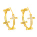 Wholesale copper geometric gold earrings JDC-ES-AS033 Earrings 翱?N 1 Wholesale Jewelry JoyasDeChina Joyas De China