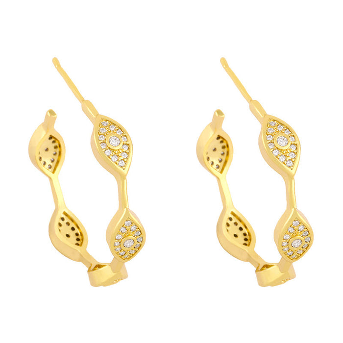 Wholesale copper geometric gold earrings JDC-ES-AS033 Earrings 翱?N 2 Wholesale Jewelry JoyasDeChina Joyas De China