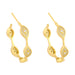 Wholesale copper geometric gold earrings JDC-ES-AS033 Earrings 翱?N 2 Wholesale Jewelry JoyasDeChina Joyas De China