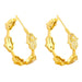 Wholesale copper geometric gold earrings JDC-ES-AS033 Earrings 翱?N 3 Wholesale Jewelry JoyasDeChina Joyas De China
