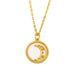 Wholesale Copper Gilded Snake Pendant Necklaces JDC-NE-AS397 Necklaces 翱升 moon Wholesale Jewelry JoyasDeChina Joyas De China