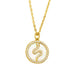 Wholesale Copper Gilded Snake Pendant Necklaces JDC-NE-AS397 Necklaces 翱升 snake Wholesale Jewelry JoyasDeChina Joyas De China