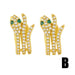 Wholesale copper gold C-shaped Earrings JDC-ES-AS081 Earrings 翱?N Wholesale Jewelry JoyasDeChina Joyas De China