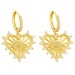 Wholesale copper gold earrings JDC-ES-AS074 Earrings 翱?N Graph color Wholesale Jewelry JoyasDeChina Joyas De China
