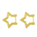 Wholesale copper gold five pointed star Earrings JDC-ES-AS035 Earrings 翱?N Wholesale Jewelry JoyasDeChina Joyas De China
