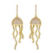 Wholesale copper gold jellyfish Earrings JDC-ES-AS079 Earrings 翱?N Wholesale Jewelry JoyasDeChina Joyas De China