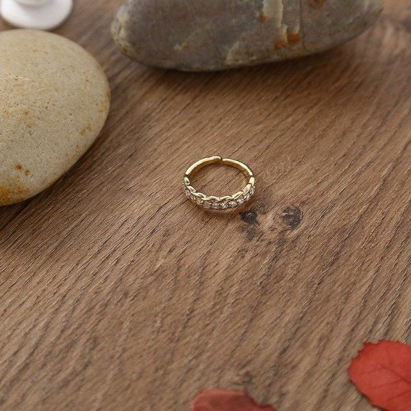Wholesale Copper Gold Plated Rhinestone Ring JDC-RS-ChenY006 Rings 晨远 Wholesale Jewelry JoyasDeChina Joyas De China