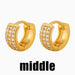 Wholesale Copper Gold Round Earrings JDC-ES-AS083 Earrings 翱?N middle Wholesale Jewelry JoyasDeChina Joyas De China