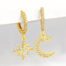 Wholesale Copper Gold Star Earrings JDC-ES-AS078 Earrings 翱?N Wholesale Jewelry JoyasDeChina Joyas De China