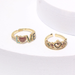 Wholesale copper inlaid colorful zircon letter rings JDC-RS-TC015 Rings JoyasDeChina Wholesale Jewelry JoyasDeChina Joyas De China