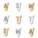 Wholesale copper inlaid zircon letter U-shaped non Piercings nose nail JDC-NS-D005 Piercings 晴雯 Wholesale Jewelry JoyasDeChina Joyas De China