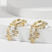Wholesale Copper Inlaid Zircon Snake Earrings JDC-ES-Yuet001 Earrings 跃腾 Wholesale Jewelry JoyasDeChina Joyas De China