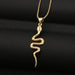 Wholesale Copper Inlaid Zircon Snake Necklaces JDC-NE-HX008 Necklaces 鸿禧 DX32-5 Wholesale Jewelry JoyasDeChina Joyas De China