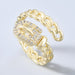 Wholesale copper micro diamond diamond belt ring JDC-RS-JL141 Rings JoyasDeChina golden Wholesale Jewelry JoyasDeChina Joyas De China