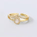 Wholesale copper micro diamond diamond diamond geometric ring JDC-RS-JL140 Rings JoyasDeChina No.5 Wholesale Jewelry JoyasDeChina Joyas De China
