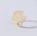 Wholesale copper micro diamond love ring JDC-RS-JL136 Rings JoyasDeChina white Wholesale Jewelry JoyasDeChina Joyas De China