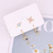 Wholesale Copper Micro Inlay Zircon Lightning Cross Love Hexagram Set Stud Earrings JDC-ES-Bingm013 Earrings 冰萌 6# Wholesale Jewelry JoyasDeChina Joyas De China